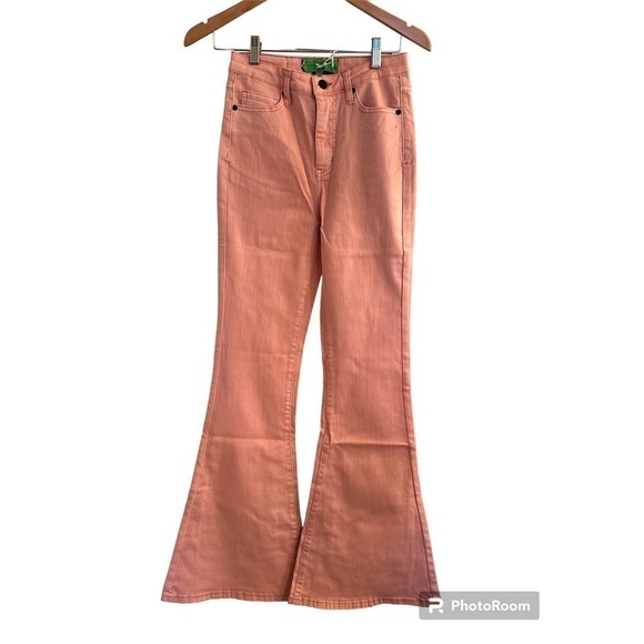 Free People Denim - FREE People x Sandrine Rose Super Flare Jeans in Petal
